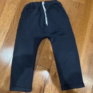 Kids Black Jogger Pants